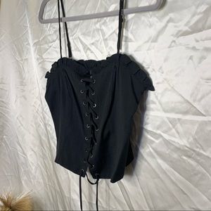 Crop corset top